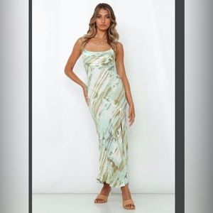 Hello Molly. Midi dress. Color: Mint. Size small 4 US